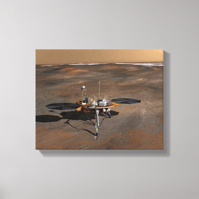 Phoenix Mars Lander 5 Canvas Print (Front)