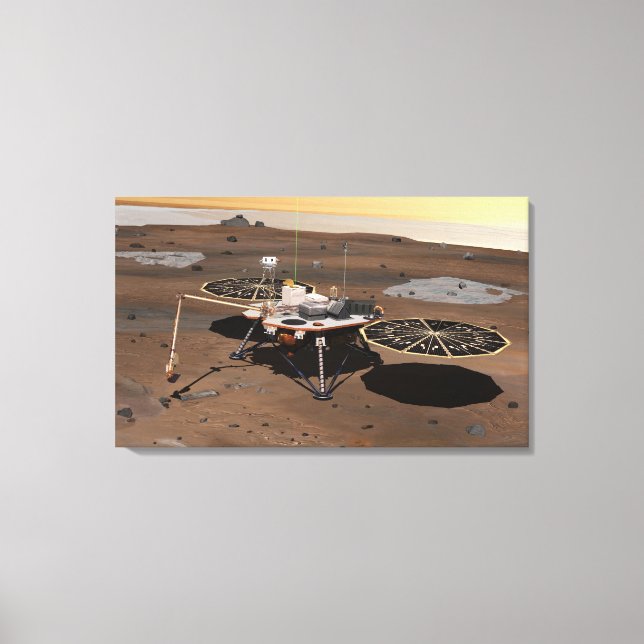 Phoenix Mars Lander Canvas Print (Front)