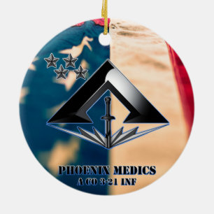 Phoenix medics ceramic tree decoration
