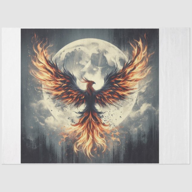Phoenix Moon Tissue Paper (Front)