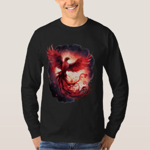 Phoenix Mythical Bird Fire Phoenix Bird Rejuvenati T-Shirt