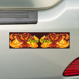 Phoenix mythological immortal Creature Bumper Sticker