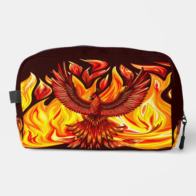Phoenix mythological immortal Creature Dopp Kit (Front)