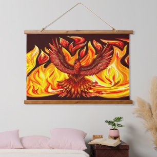 Phoenix mythological immortal Creature Hanging Tapestry