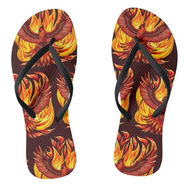 Phoenix mythological immortal Creature Jandals (Footbed)