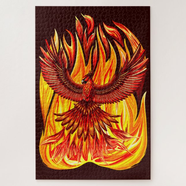 Phoenix mythological immortal Creature Jigsaw Puzzle (Vertical)