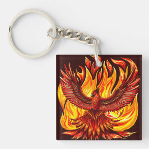 Phoenix mythological immortal Creature Key Ring