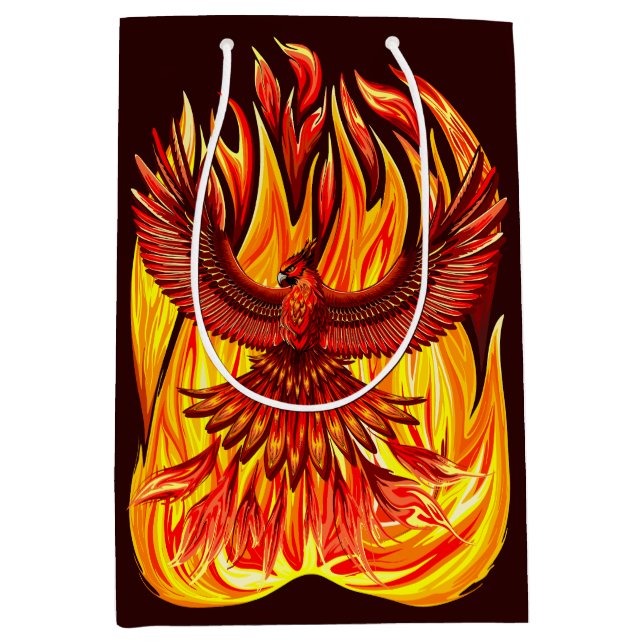 Phoenix mythological immortal Creature Medium Gift Bag (Front)