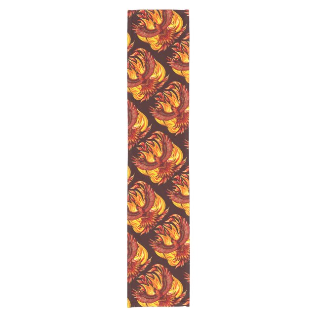 Phoenix mythological immortal Creature Short Table Runner (Front)