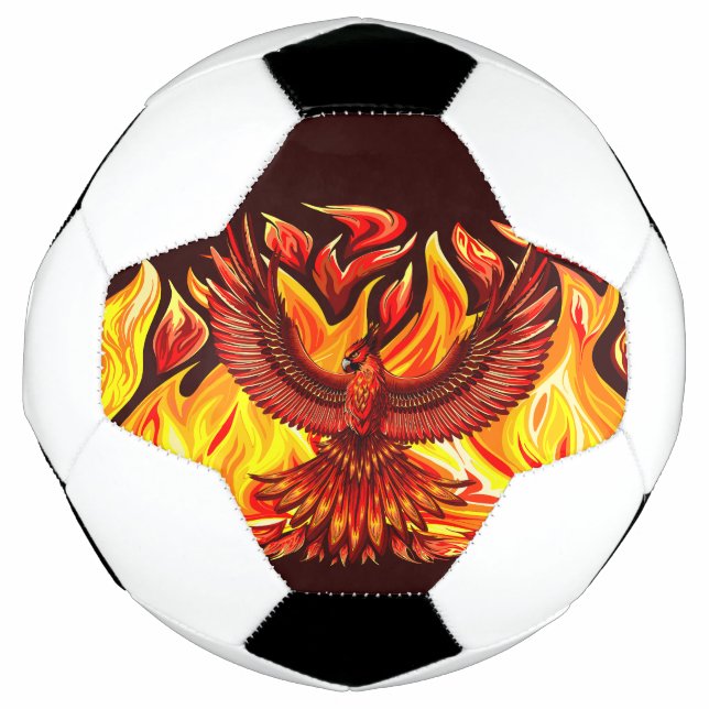 Phoenix mythological immortal Creature Soccer Ball (Front)