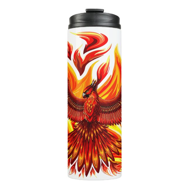 Phoenix mythological immortal Creature Thermal Tumbler (Front)