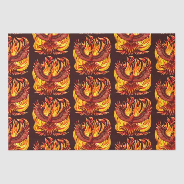 Phoenix mythological immortal Creature Tissue Paper (Front)