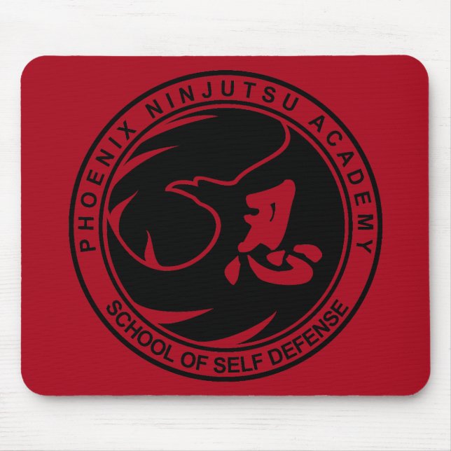 Phoenix Ninjutsu Academy School of Self Defence Mouse Pad (Front)