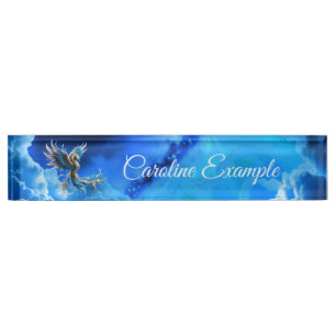 Phoenix of the Sapphire Dawn  Nameplate
