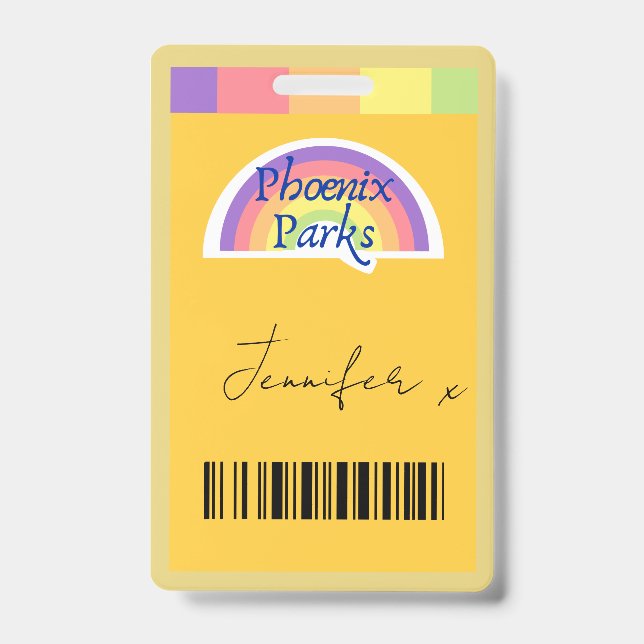 Phoenix Parks Badge ID Badge (Front)