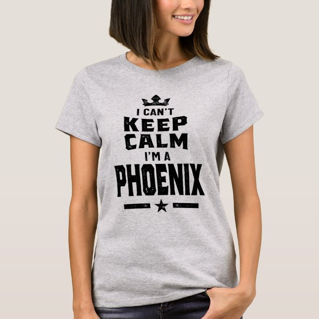 Phoenix Personalised Name Birthday Gift T-Shirt (Front)