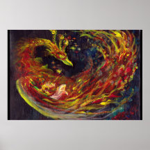 Phoenix Pheonix Red Firebird Thunderbird Flames