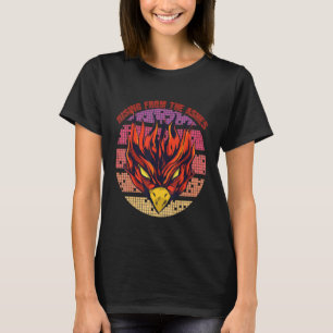 Phoenix Rise from Ashes Retro Fantasy Firebird wit T-Shirt