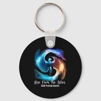 Phoenix Rise From The Ashes Suicide Prevention Awa Key Ring