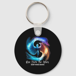 Phoenix Rise From The Ashes Suicide Prevention Awa Key Ring
