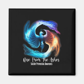 Phoenix Rise From The Ashes Suicide Prevention Awa Magnet