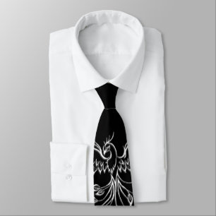 Phoenix Rises From Fire and Ash Tie