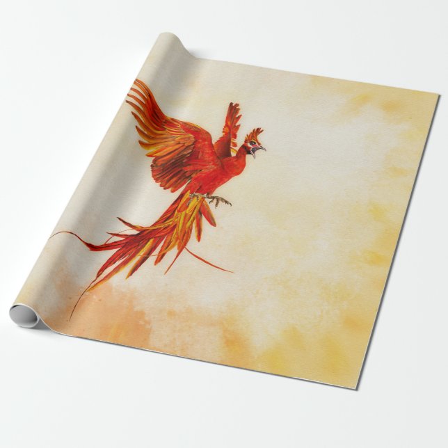 Phoenix Rising - #2 Wrapping Paper (Unrolled)