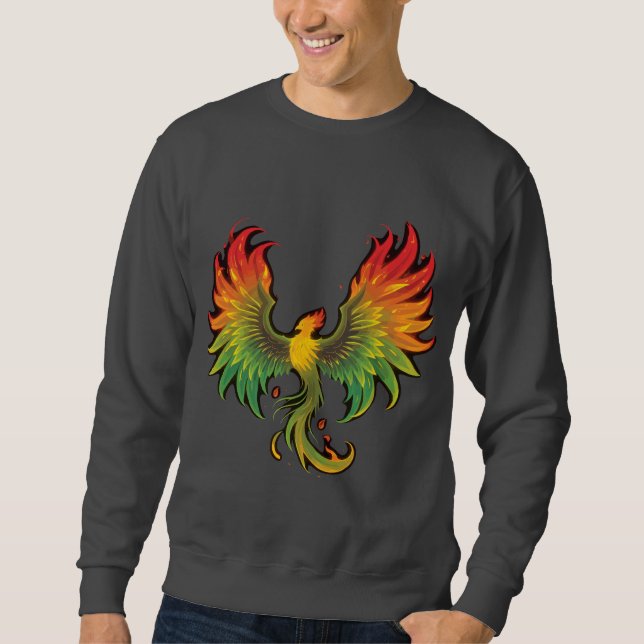 Phoenix Rising - A design full of power and weight Sweatshirt (Front)