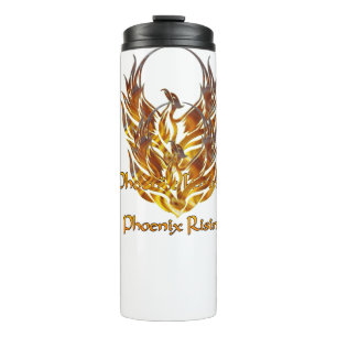 Phoenix Rising Above the Ashes Thermal Tumbler