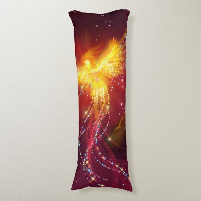 Phoenix Rising Body Cushion (Front Vertical)
