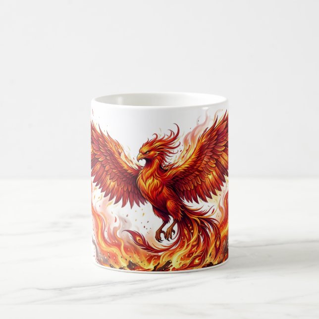 Phoenix Rising Coffee Mug (Center)