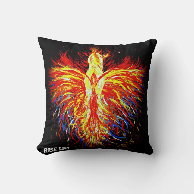 Phoenix Rising Cushion (Front)