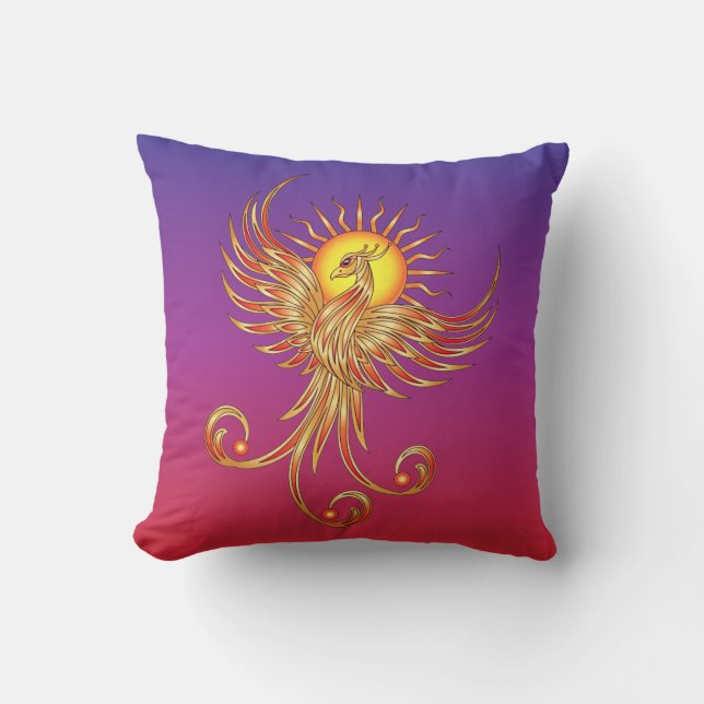 Phoenix Rising Cushion (Front)