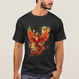 Phoenix Rising Fire Phoenix Bird Rejuvenation Myth T-Shirt