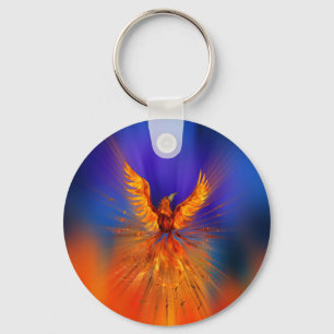 Phoenix Rising Key Ring