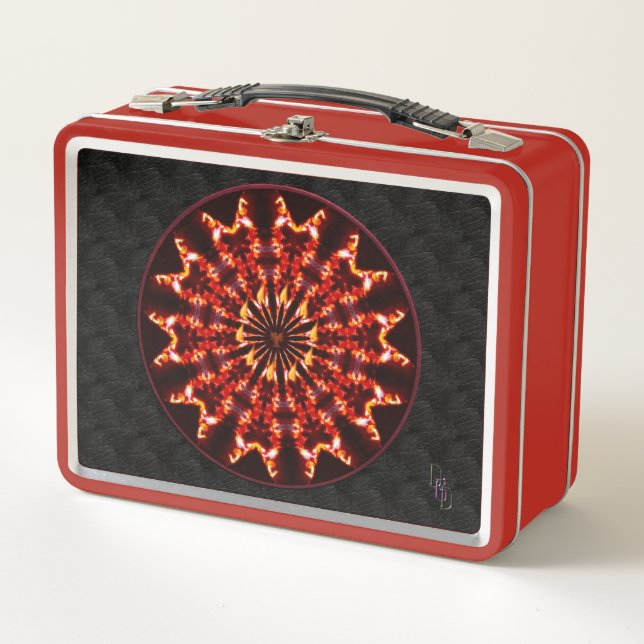 Phoenix Rising Metal Lunch Box (Front)