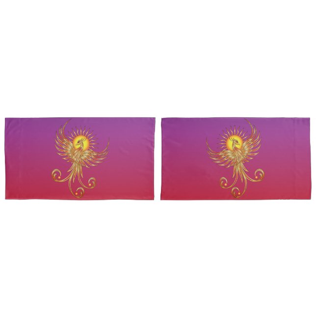 Phoenix Rising Pillowcase (Front-Set)