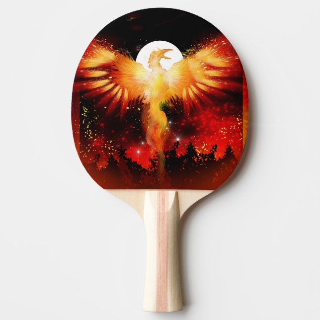 Phoenix Rising Ping Pong Paddle (Front)