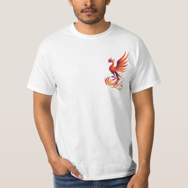Phoenix Rising – Symbol of Strength and Renewal T-Shirt (Front)