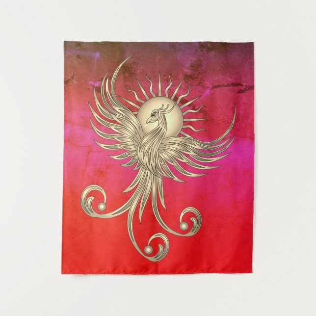 Phoenix Rising Tapestry (Front)