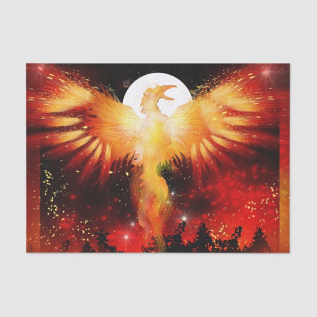 Phoenix Rising Tissue Paper (Front)