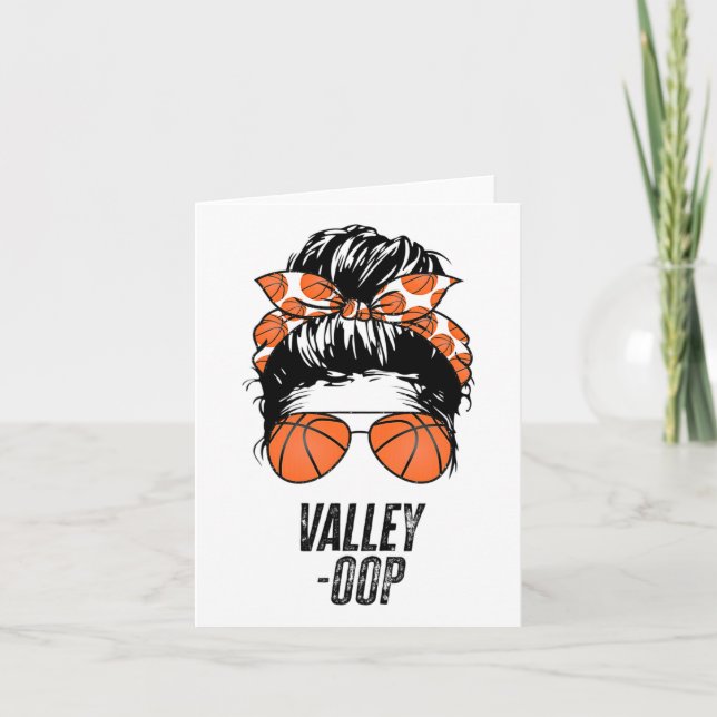 Phoenix Sketll Valley -oop Messy Bun Sun Sketll Fa Card (Front)