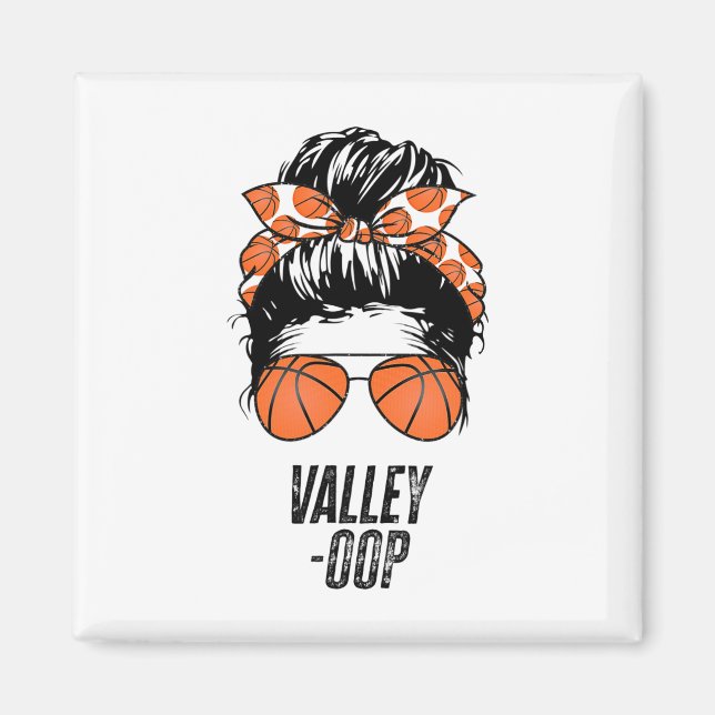 Phoenix Sketll Valley -oop Messy Bun Sun Sketll Fa Magnet (Front)