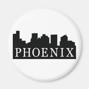 Phoenix Skyline Magnet