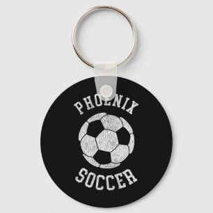 Phoenix Soccer Retro Distressed 90's Vintage  Key Ring
