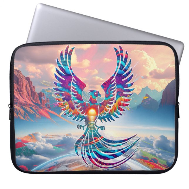Phoenix Sunrise Laptop Sleeve (Front)