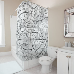 Phoenix TAC Chart Shower Curtain