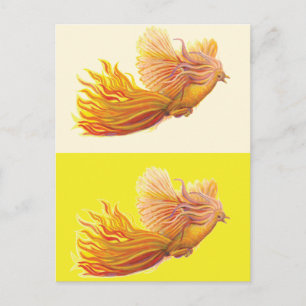 Phoenix - The Bird that is Reborn  Announcement Postcard