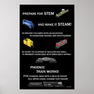 Phoenix Train Works Motto Poster