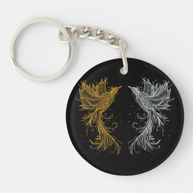 Phoenix Twins Acrylic Keychain (Front)